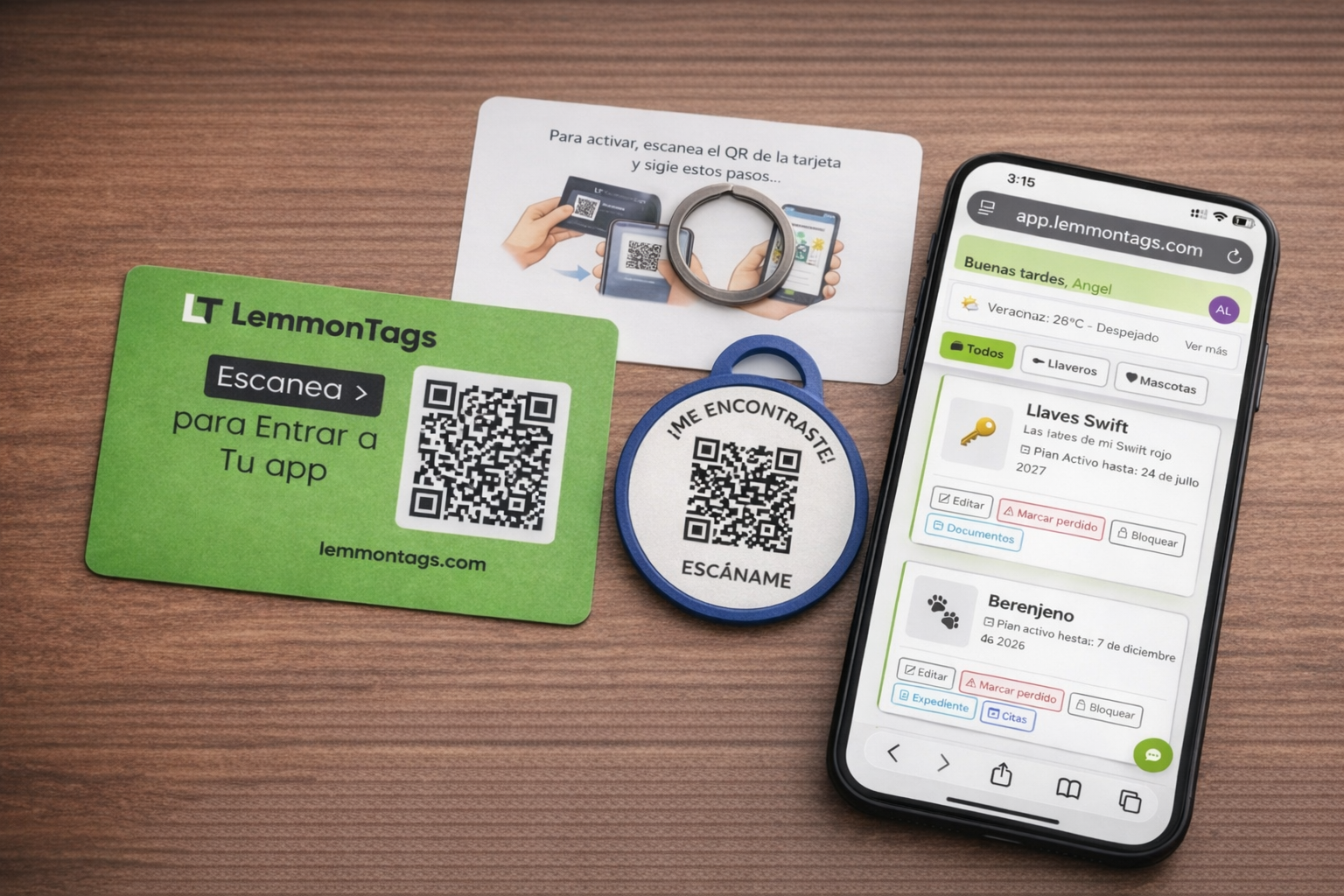 Kit LemmonTags para mascotas